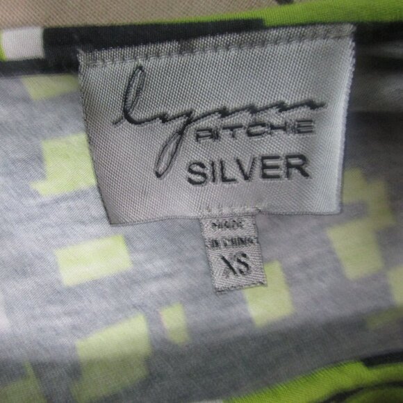 Lynn Ritchie Silver Tunic Blouse XS Colorful - Picture 11 of 11